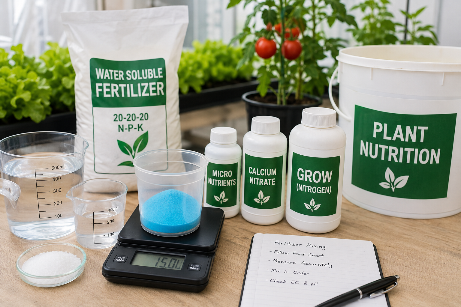 Beginner's Guide to Fertilizer Mixing for Hydroponics and Soil cover