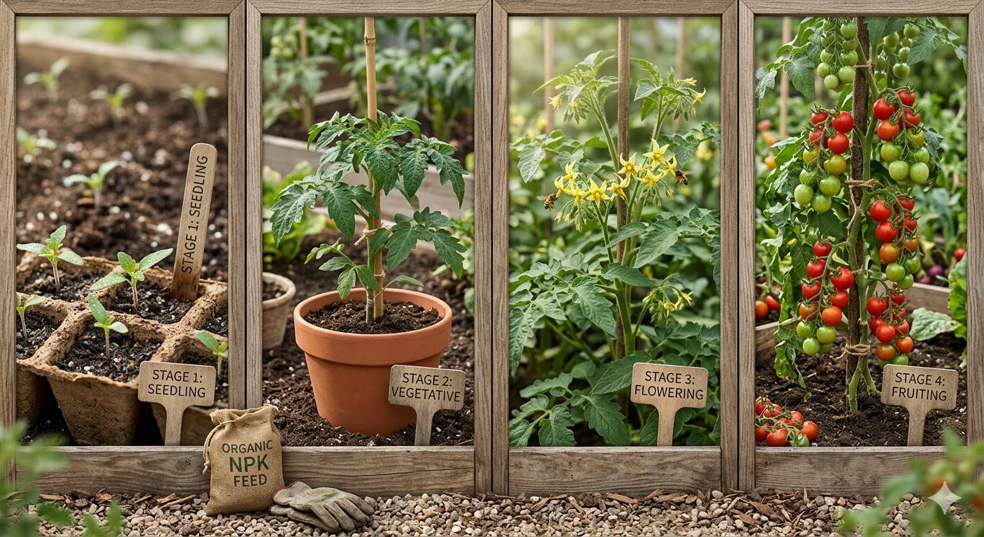 Best NPK Ratio for Tomatoes at Every Growth Stage cover